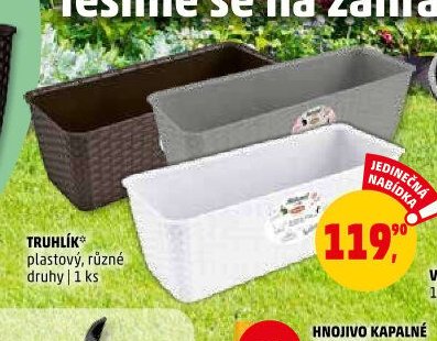 TRUHLÍK plastový, různé druhy