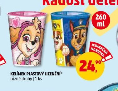 KELÍMEK PLASTOVÝ LICENČNÍ různé druhy