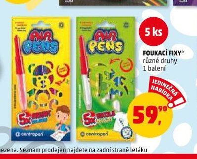 FOUKACÍ FIXY různé druhy