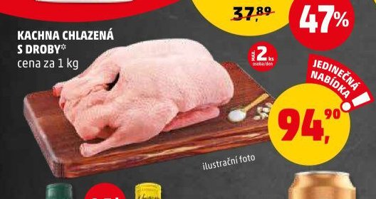KACHNA CHLAZENÁ S DROBY