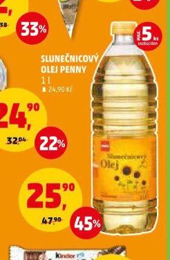 SLUNEČNICOVÝ OLEJ PENNY