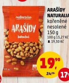 Arašídy kořeněné Naturalia
