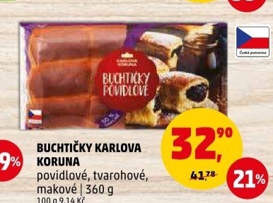České buchtičky Karlova Koruna