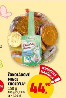 Čokoládové mince Choco'