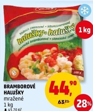 Halušky bramborové mražené Vinica