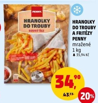 Hranolky mražené Penny