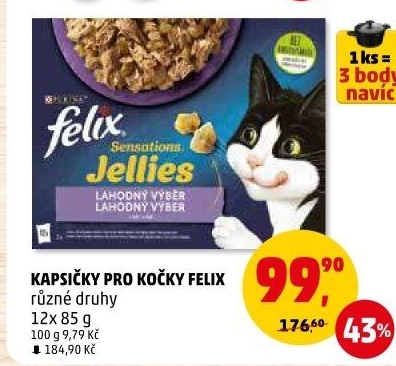 Kapsičky pro kočky Felix Purina