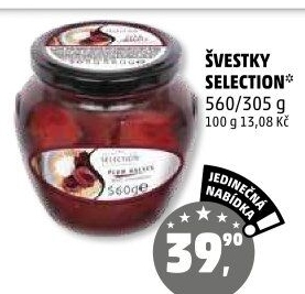 Kompot švestky Selection