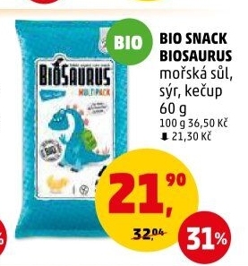 Křupky kukuřičné bez lepku Biosaurus