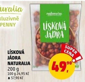 Lískové ořechy Naturalia