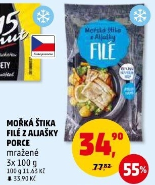 Mořská štika filé mražená