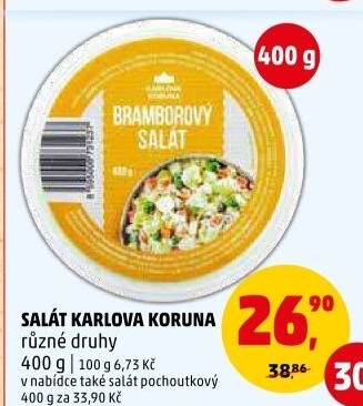 Saláty Karlova Koruna