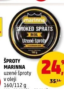 Šproty uzené v oleji Marina