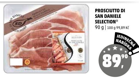 Šunka Prosciutto di San Daniele Selection