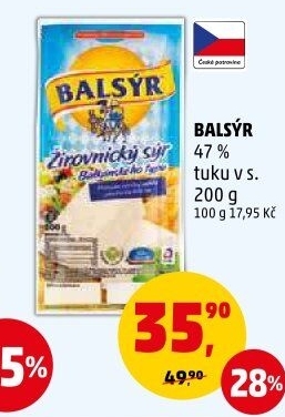 Sýr Balsýr Mlékárna Žirovnice