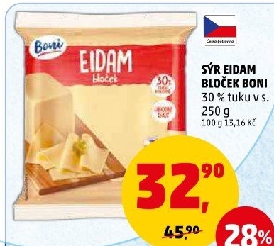 Sýr Eidam 30% Boni