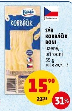 Sýr Korbáčky Boni
