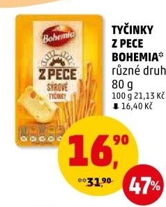 Tyčinky Z pece Bohemia Chips
