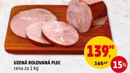 Uzená rolovaná plec