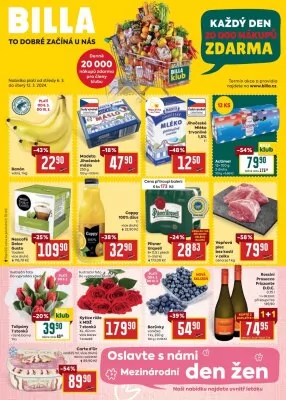 akční leták BILLA 6.3.2024-12.3.2024