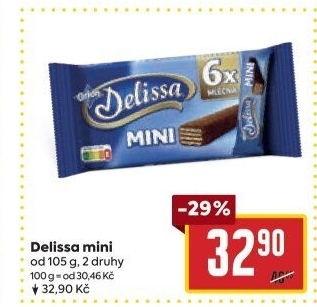 Oplatky mini Delissa