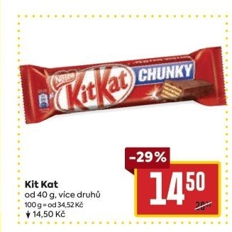 Tyčinka Kit Kat Nestlé