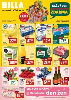 akční leták BILLA 6.3.2024-12.3.2024