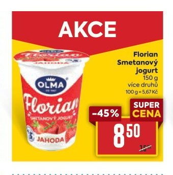 Florian Smetanový jogurt 150 g
