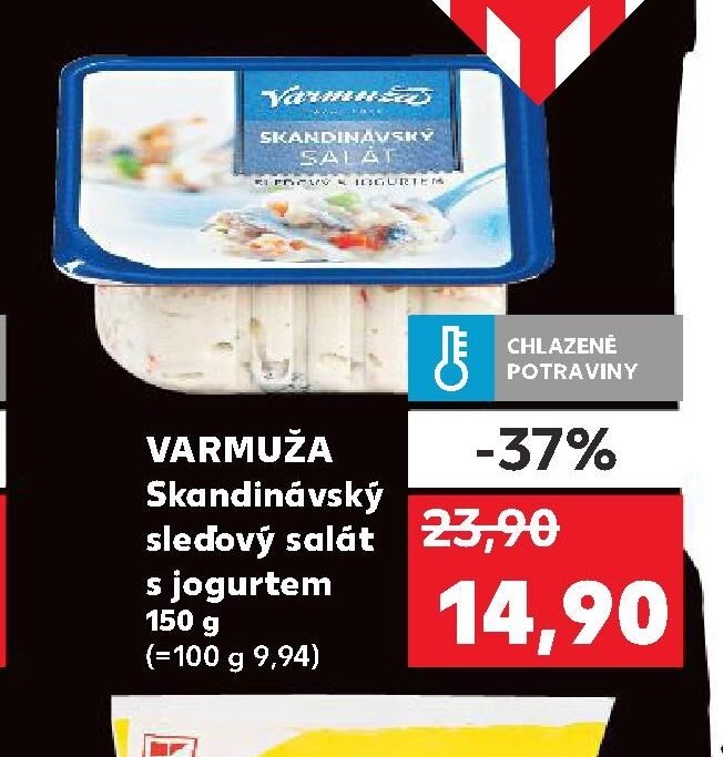 VARMUŽA Skandinávský sledový salát s jogurtem 150 g