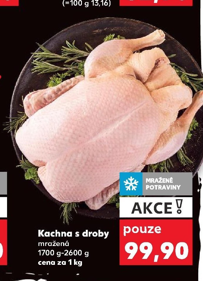 Kachna s droby mražená 1700 g