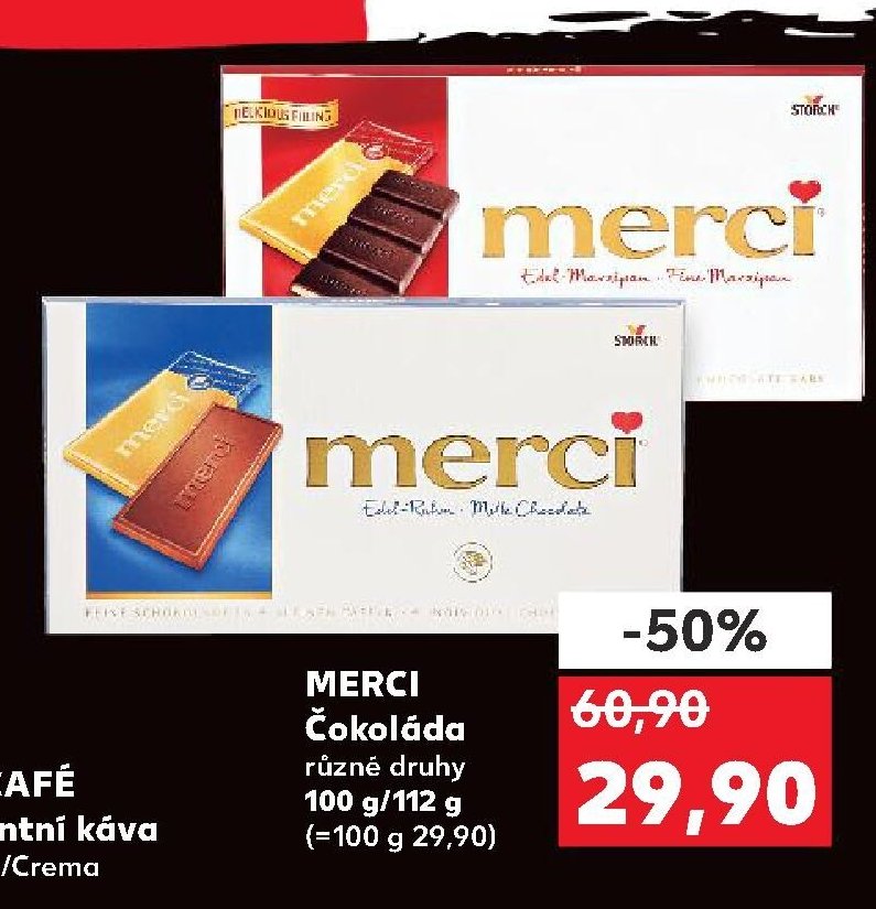 MERCI Čokoláda