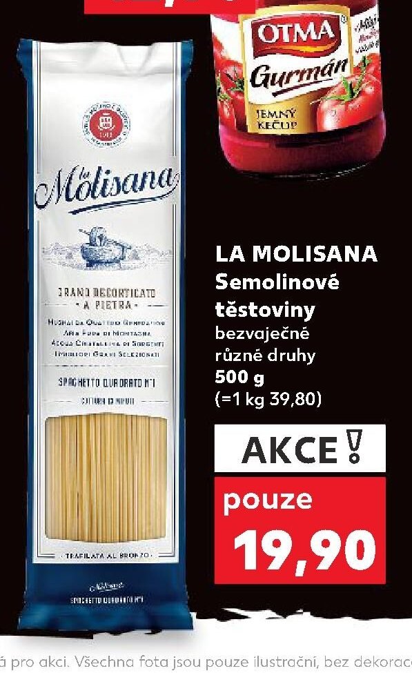 LA MOLISANA Semolinové těstoviny
