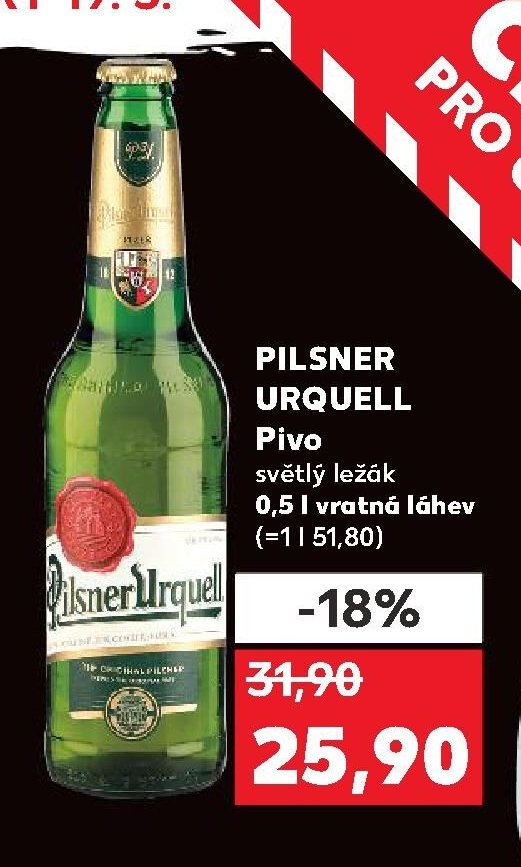 PILSNER URQUELL Pivo