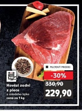 Hovězí zadní z plece z mladého býka