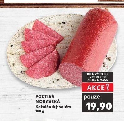 POCTIVÁ MORAVSKÁ Katalánský salám