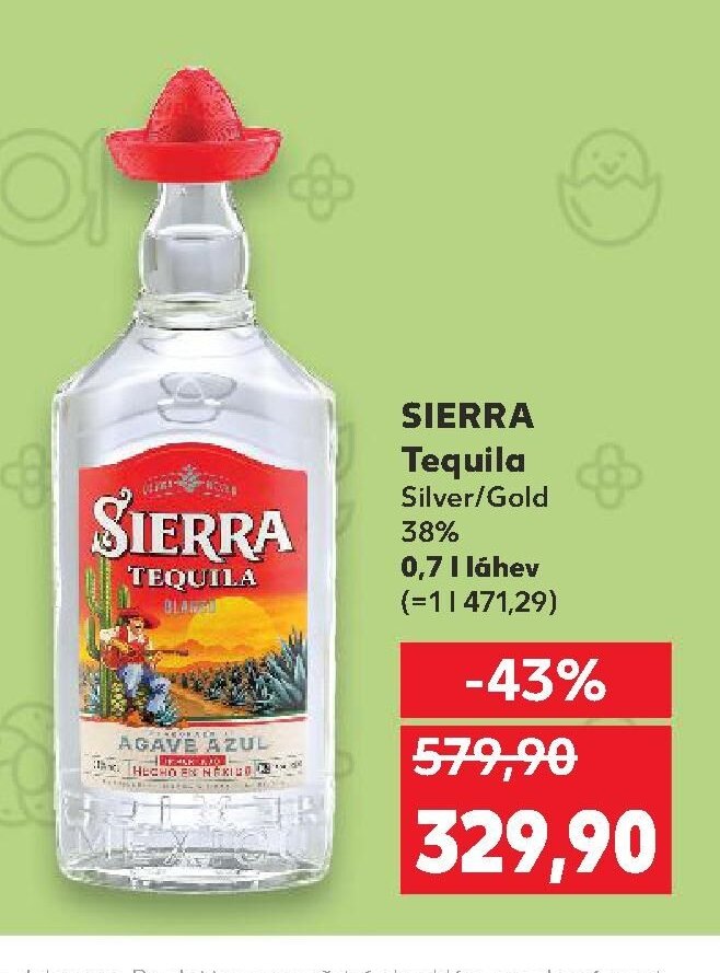 SIERRA Tequila Silver/Gold