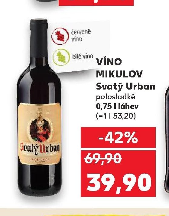VÍNO MIKULOV Svatý Urban