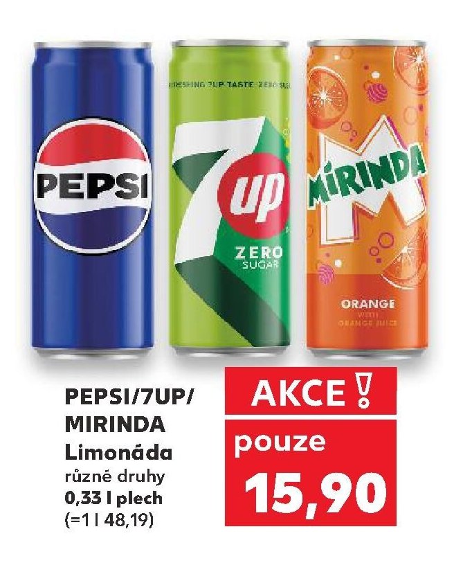 Pepsi / 7up / Mirinda Limonáda