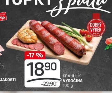 KRAHULÍK VYSOČINA 100 g