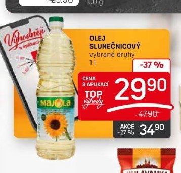 OLEJ SLUNEČNICOVÝ 1 l