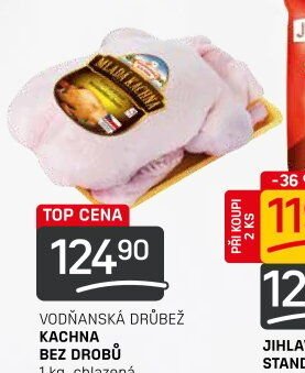 VODŇANSKÁ DRŮBEŽ KACHNA BEZ DROBŮ 1 kg