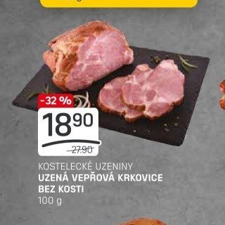 KOSTELECKÉ UZENINY UZENÁ VEPŘOVÁ KRKOVICE BEZ KOSTI