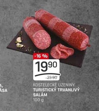 KOSTELECKÉ UZENINY TURISTICKÝ TRVANLIVÝ SALÁM