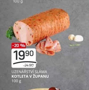 UZENÁŘSTVÍ SLÁMA KOTLETA V ŽUPANU