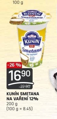KUNÍN SMETANA NA VAŘENÍ 12%