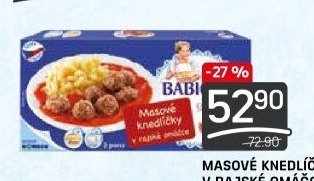 Masové knedlíčky v rajské omáčce