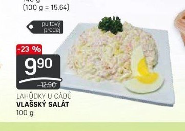 LAHŮDKY U CÁBŮ VLAŠSKÝ SALÁT