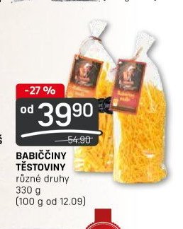 Babiččiny těstoviny