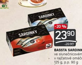 Bassta sardinky