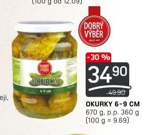 Okurky 6-9 cm